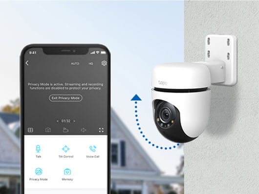 TP-Link Tapo C510W 2K Outdoor Pan/Tilt Security Wi-Fi Camera